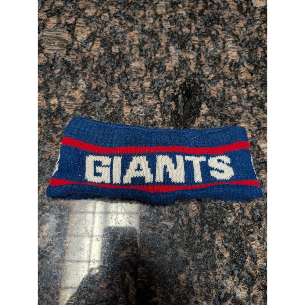 New York Giants‎ VINTAGE HEADBAND ear warmer knit winter hat band UNISEX